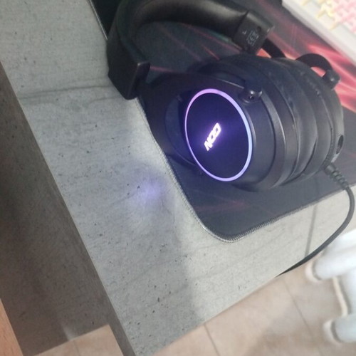 NOD Sniper USB gaming headset with RGB LED lighting