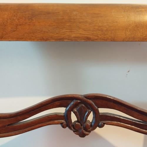 Vintage Regency style armchairs set of 2, used, mahogany wood