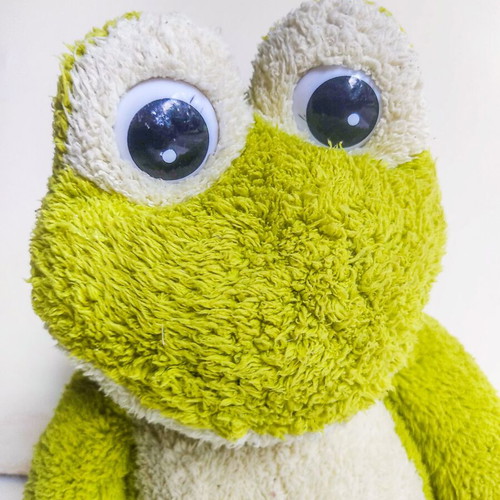 Plush frog toy used 40 cm soft stuffed animal doll