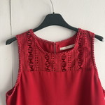 Sfera sleeveless red top