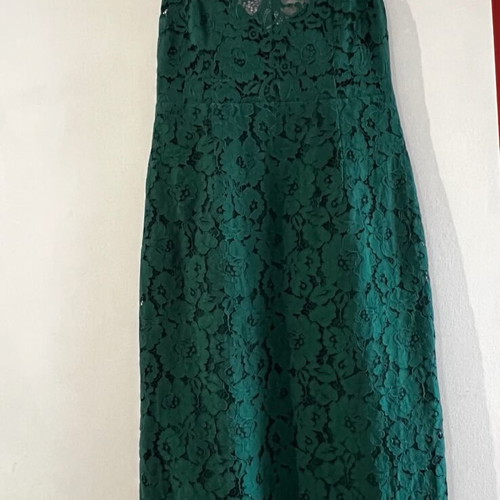Ivy & Oak dress like new, green, lace