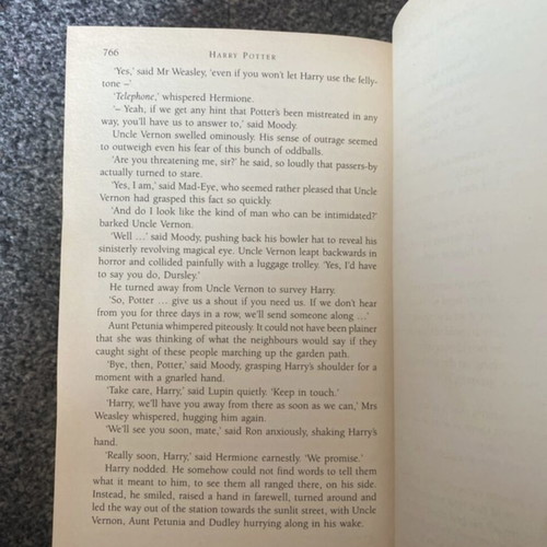 Harry Potter and the Order of the Phoenix book used, first edition, rare misprint