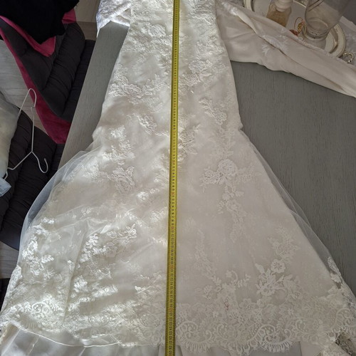 Pronovias wedding dress used, size M 38 10, white