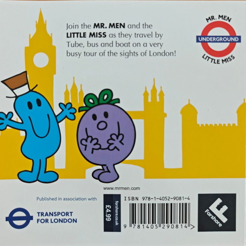 Mr. Men & Little Miss Busy Tour of London children's book new