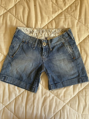 Pepe Jeans New Frisky Y2K denim shorts size S blue vintage like new