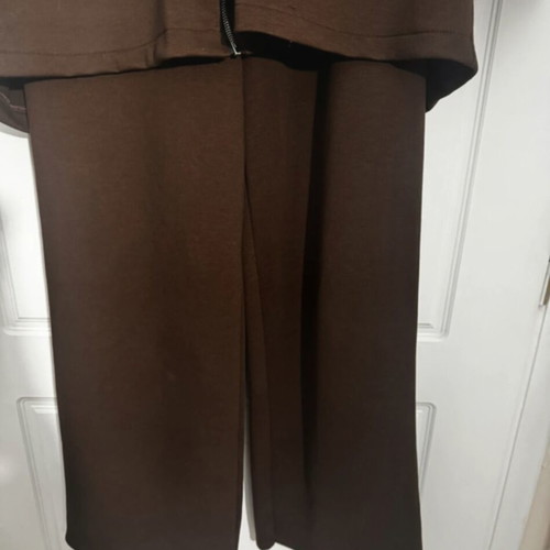 Angel wing set brown, like new, soft viscose