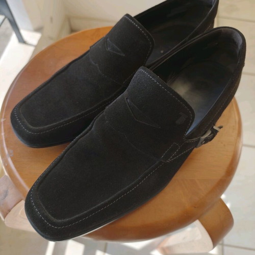 Tod's shoes used men's brown loafers