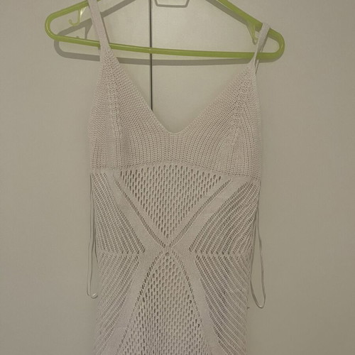 Stradivarius knitted dress like new, beige, size M