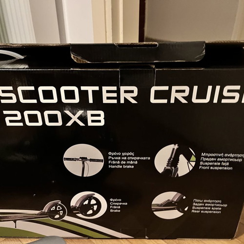 Scooter 200XB new with front and rear suspension and hand brake