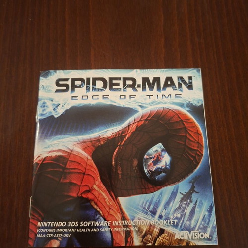 Spiderman Edge of Time Nintendo 3DS game like new, EUR CIB