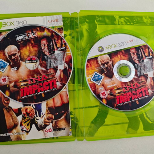 Xbox 360 TNA Impact used with scratched discs
