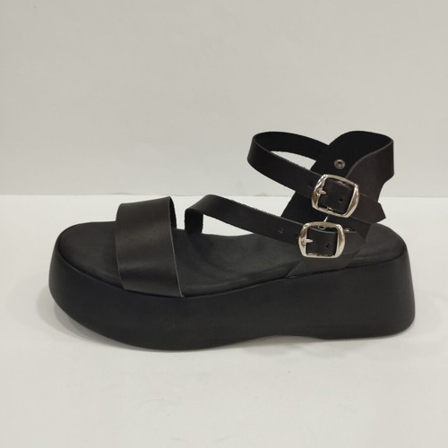Leather Flatform Sandals for Women New, Handmade Greek Craft