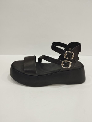 Leather Flatform Sandals for Women New, Handmade Greek Craft