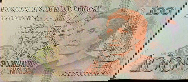 ΧΑΡΤΟΝΟΜΙΣΜΑ BRAZIL 100 CRUZADOS [1989]