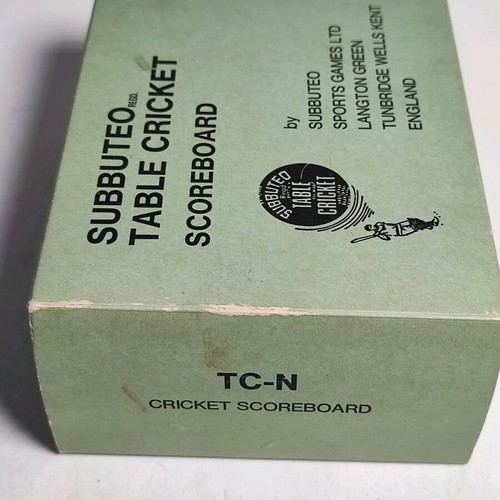 Subbuteo table cricket score counter like new from 1975