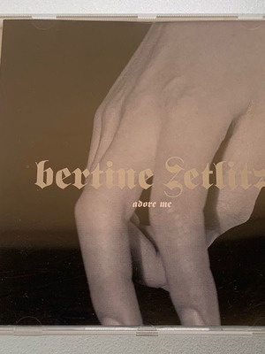 Bertine Zetlitz Adore Me 2-trk CD single used, electronic