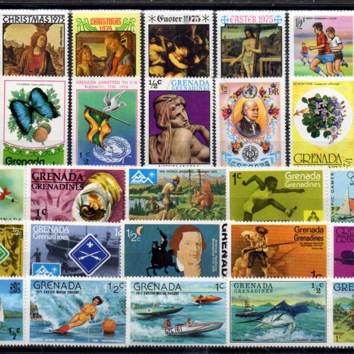 S208 Grenada stamps new, unmounted mint small values