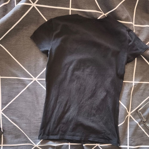 Massimo Dutti short-sleeve top used, black, size M