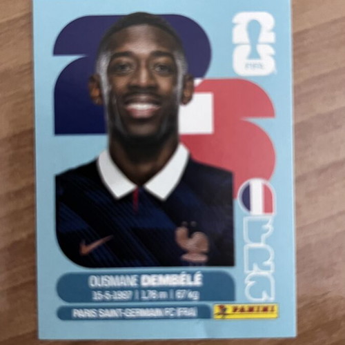World Cup Sticker Dembele new from 2026 collection
