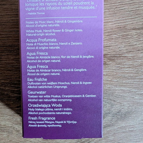 Caudalie The Des Vignes Eau Fraiche 50ml new, fresh fragrance