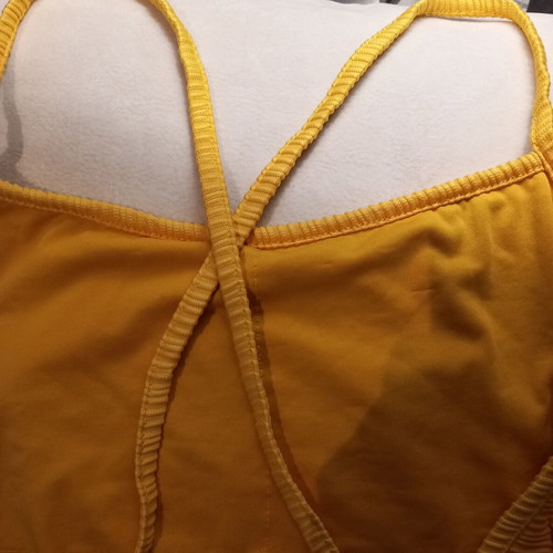 Minerva full-body swimsuit like new, yellow, XL