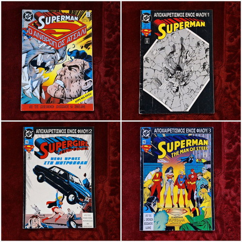 Superman Pergamos comic pack like new issues
