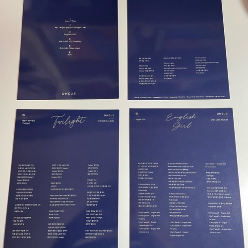 Oneus Raise Us album like new