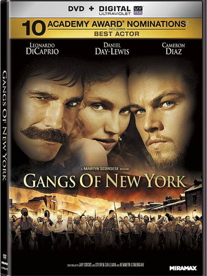 Gangs of New York DVD καινούργιο με ελληνικούς υπότιτλους