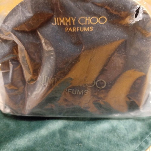 Jimmy Choo Parfums cosmetic bag new, black