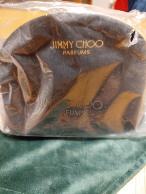 Jimmy Choo Parfums cosmetic bag new, black