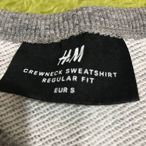 H&M sweatshirt used, size S, gray