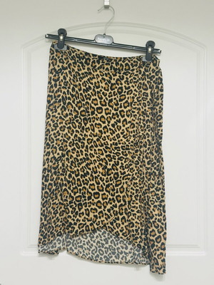 Bershka leopard wrap skirt new, size S 36 8