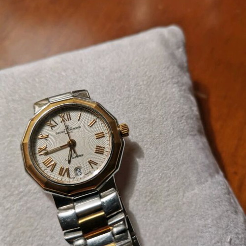 Baume & Mercier women's wristwatch like new, steel and 18k gold
