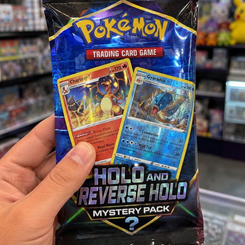 Pokemon Mystery Pack with Holo and Reverse Holo Cards
