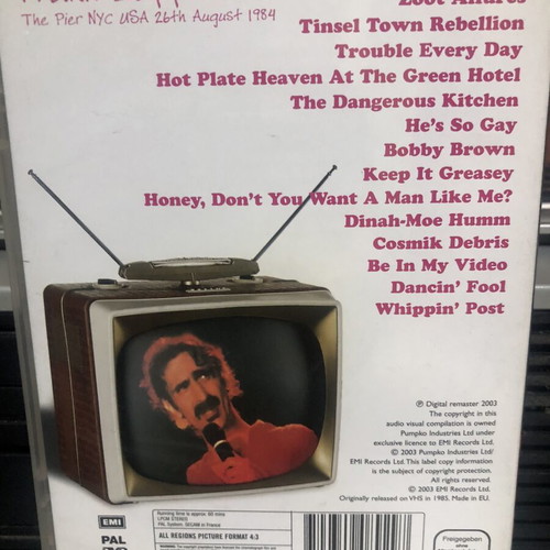 Frank Zappa Does Humor Belong in Music? DVD used, rock