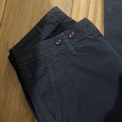Brokers men's pants dark blue with thin stripe like new, size 34