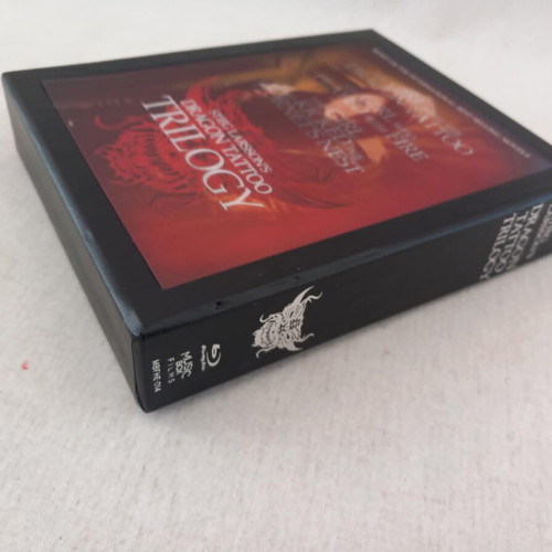 The Dragon Tattoo Stieg Larsson Trilogy Blu-ray used, social genre, subtitles