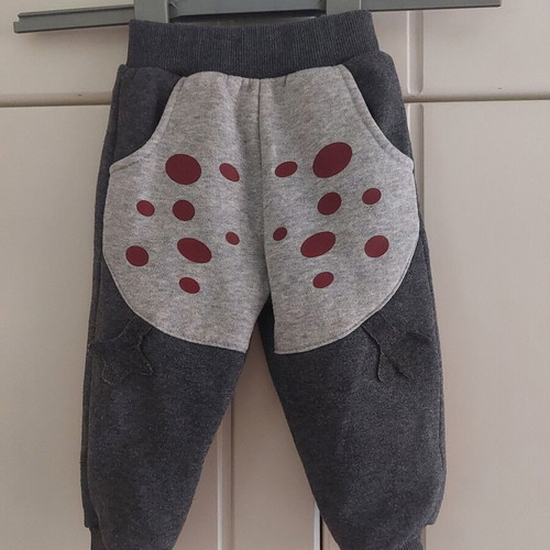 Dark gray baby pants 9 months like new, 65% cotton 35% polyester