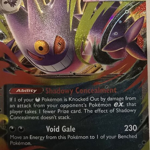 Mega Gengar ex Pokemon card like new