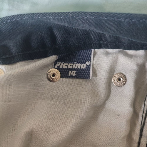 Children's black Piccino Piccio denim pants used for boys 12-14 years