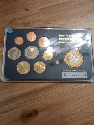Σετ ευρώ Σλοβενία 2007 με μετάλλιο σαν καινούργιο, σφραγισμένη με πιστοποιητικό