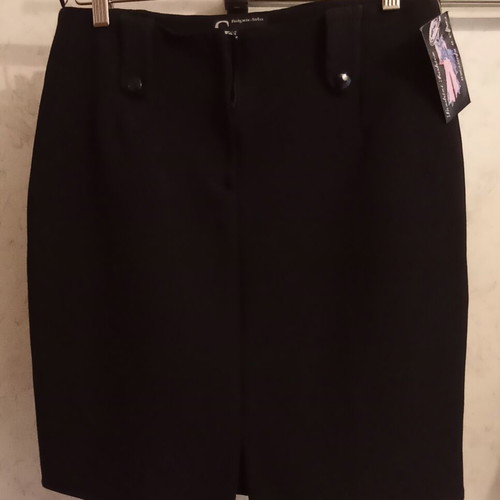 Women's black skirt new, size 46, stretch fabric
