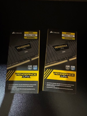 Corsair Vengeance LPX DDR4 RAM 16GB 3000MHz καινούργιες, σφραγισμένες