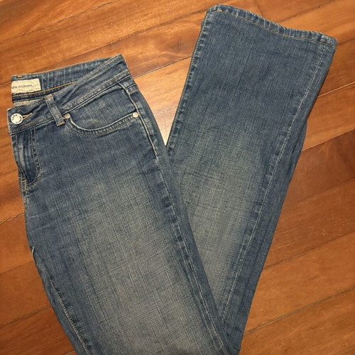 Zara Woman Blue Jeans Medium Bootcut like new