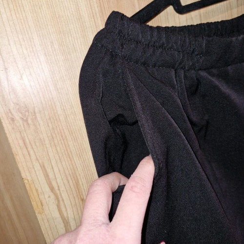 Celestino black pants XL new with pockets and crease