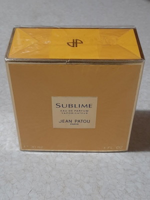 Sublime by Jean Patou 30ml Eau de Parfum new, vintage, sealed