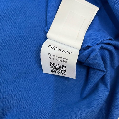 Off White Stamp Marry T-shirt like new, size 2XL, blue