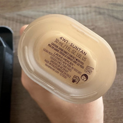 Laura Mercier foundation new, high coverage, suitable for all skin types