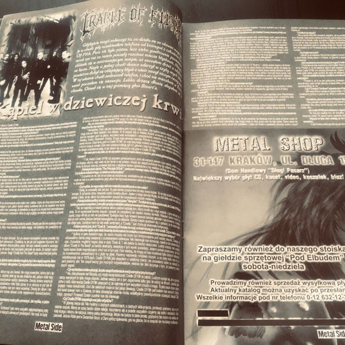 Metal Side #6 Magazine 1998 like new