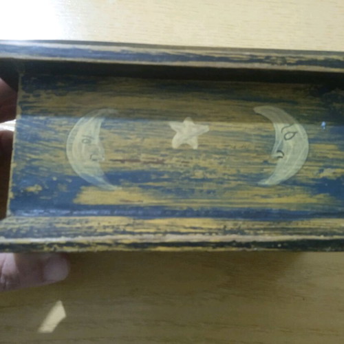 Wooden jewelry box used